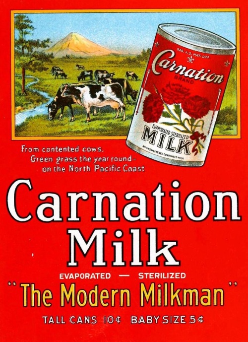 Carnation milk poster