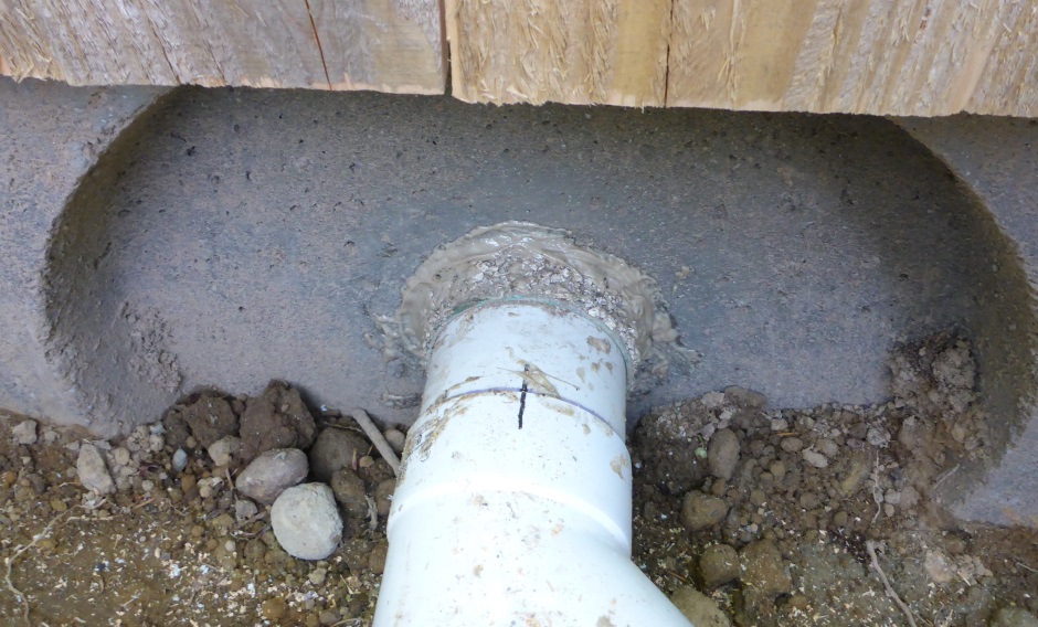 Drainage Pipe Inlet Sealed Outside
