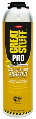 Foam GreatStuff Wall Floor Adhesive