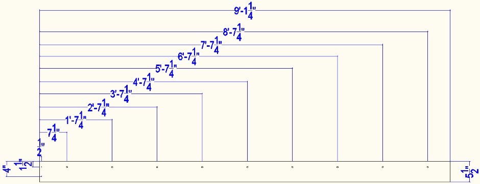 Horizontal Bracing 2x6 for 12in cavity