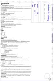 Structural engineering drawing