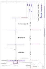 Structural engineering drawing