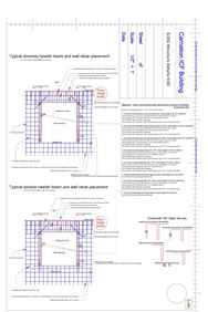 Structural engineering drawing