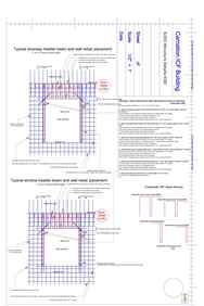 Structural engineering drawing