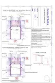 Structural engineering drawing