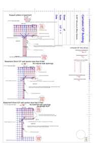 Structural engineering drawing