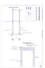 Structural engineering drawing